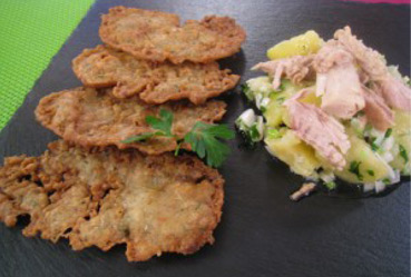 Patatas con melva y tortilla de sardinas - Recetas Usisa