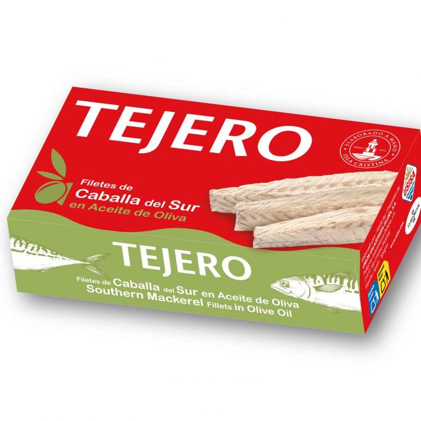 Filete de Caballa del Sur en Aceite Oliva TEJERO 80gr. - Imagen 2