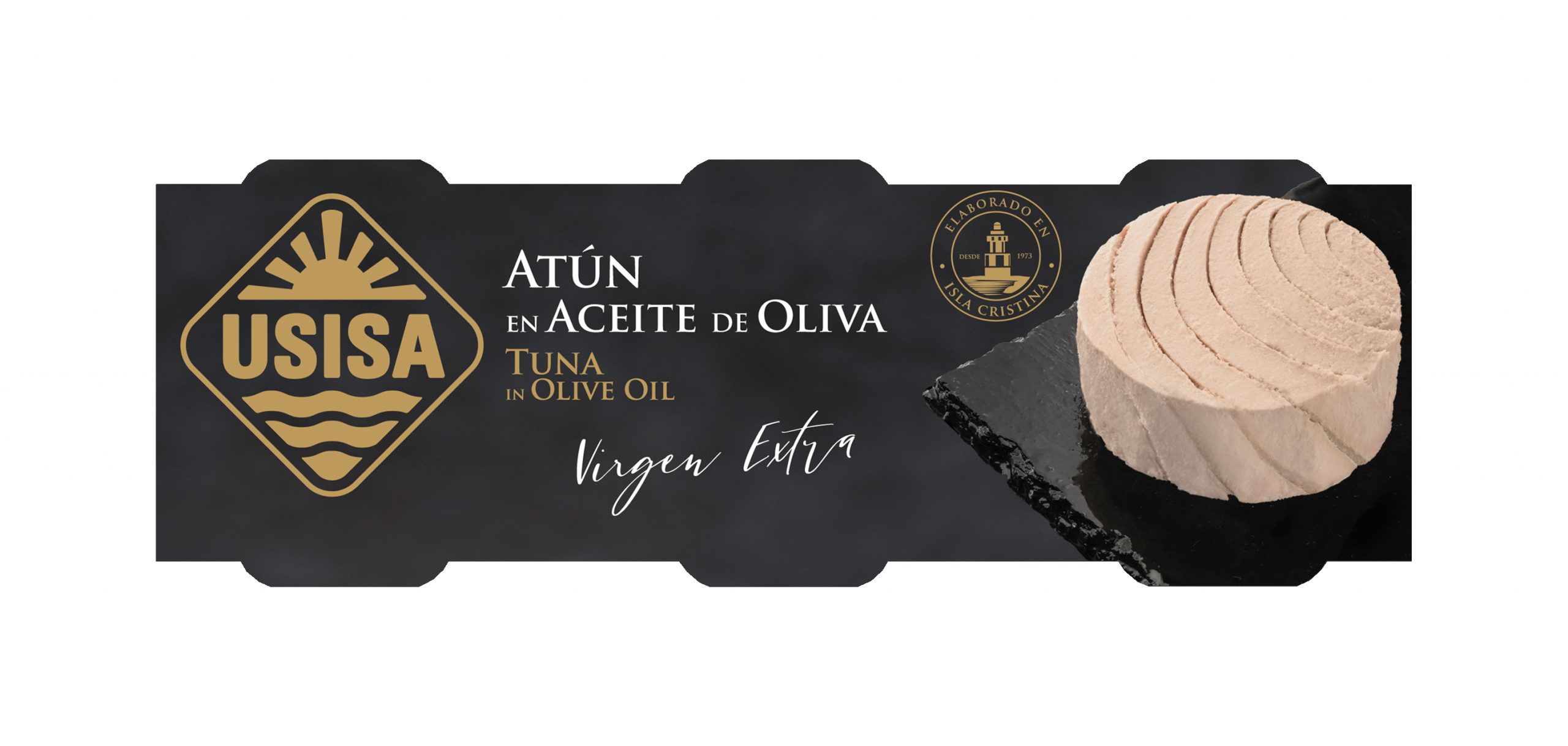 Atún en Aceite Oliva Virgen Extra USISA PACK 3x52gr. (156gr.). Atún en Aceite Oliva Virgen Extra USISA PACK 3x52gr. (156gr.). - Imagen 2