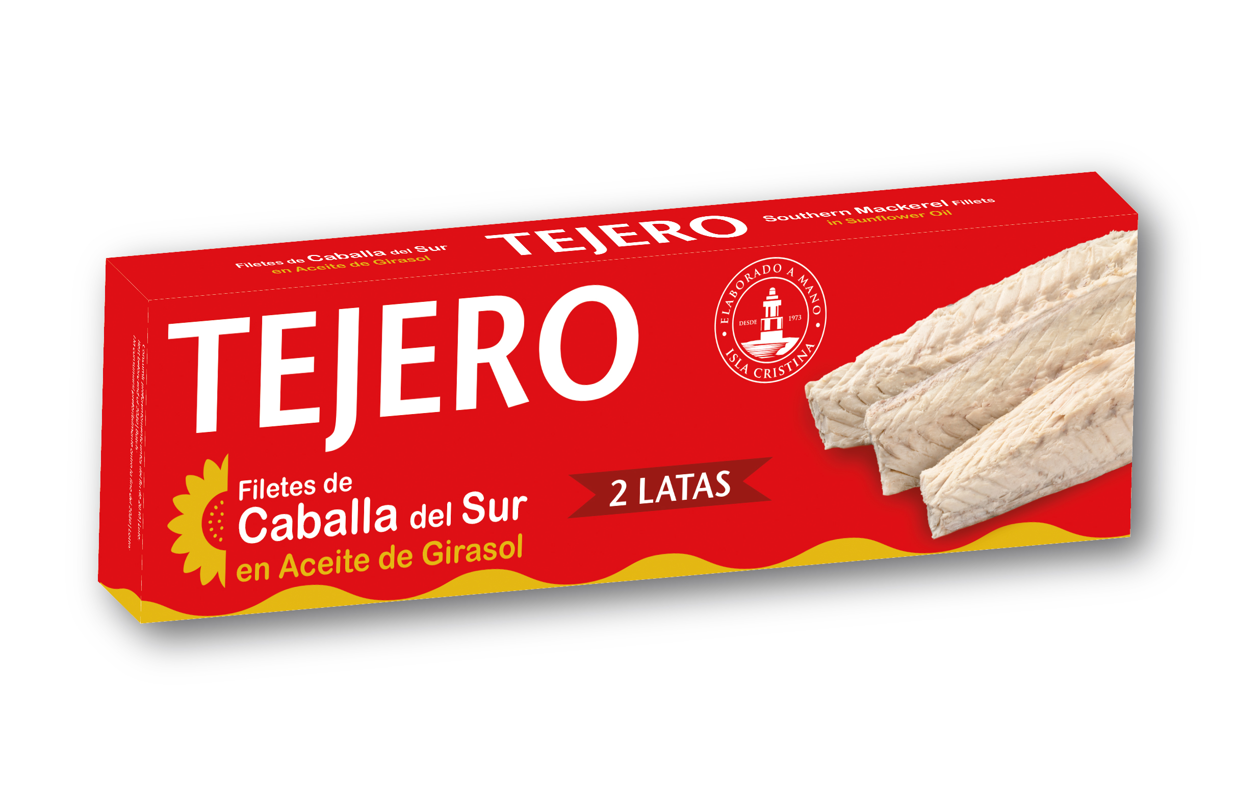 Filete de Caballa del Sur en Aceite de Girasol – Bipack TEJERO Filete de Caballa del Sur en Aceite de Girasol - Bipack TEJERO