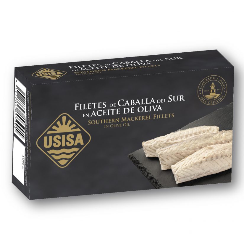 Filetes de Caballa del Sur Aceite Oliva USISA 85GR - Imagen 3