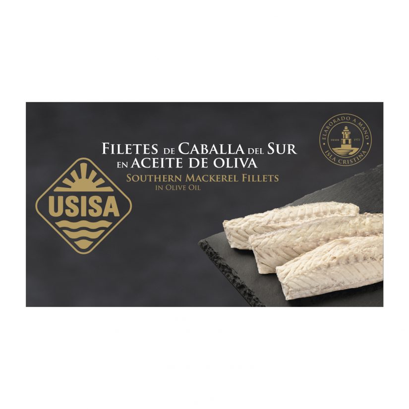 Filetes de Caballa del Sur Aceite Oliva USISA 85GR - Imagen 4