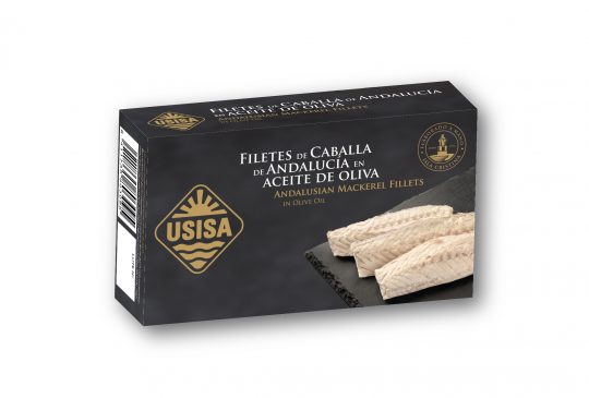 Filetes de Caballa de Andalucía Aceite Oliva USISA 80GR