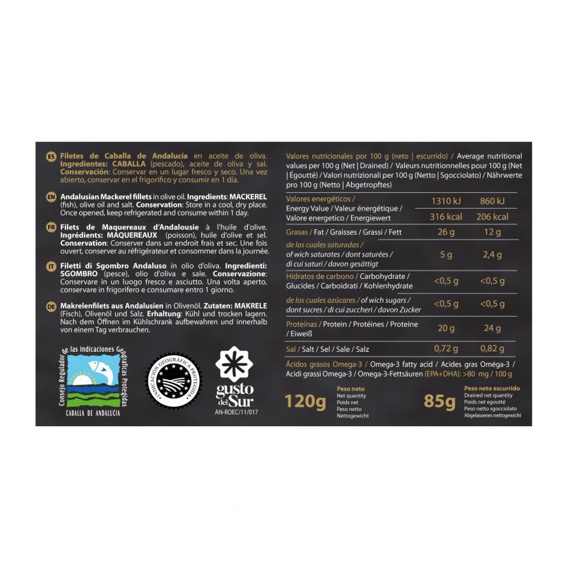 USISA - Andalusian Mackerel Fillets in Olive Oil 125G - Image 5