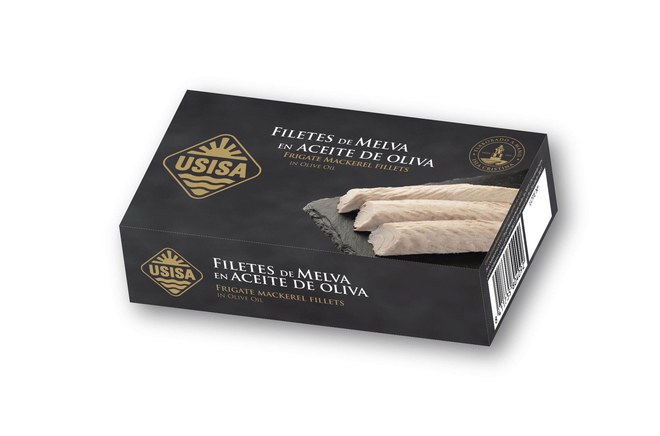 USISA – Andalusian Frigate Mackerel Fillets in Olive Oil 125g. USISA - Andalusian Frigate Mackerel Fillets in Olive Oil 125g. - Image 2