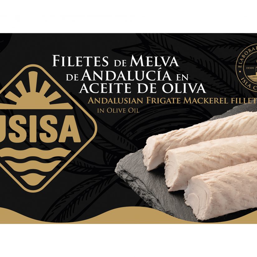 Filetes de Melva de Andalucía en Aceite de Oliva USISA 125gr.