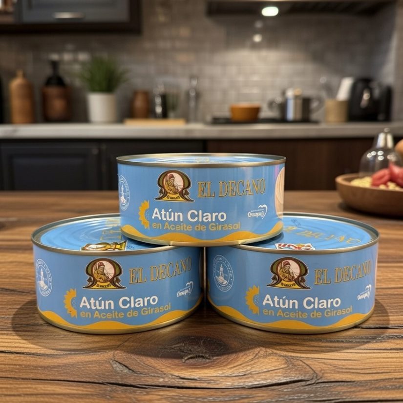 Atún Claro en Aceite de Girasol El Decano 618 gr - Imagen 5