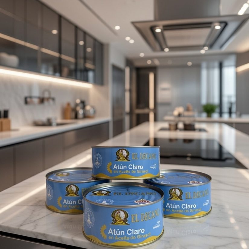 Atún Claro en Aceite de Girasol El Decano 618 gr - Imagen 6