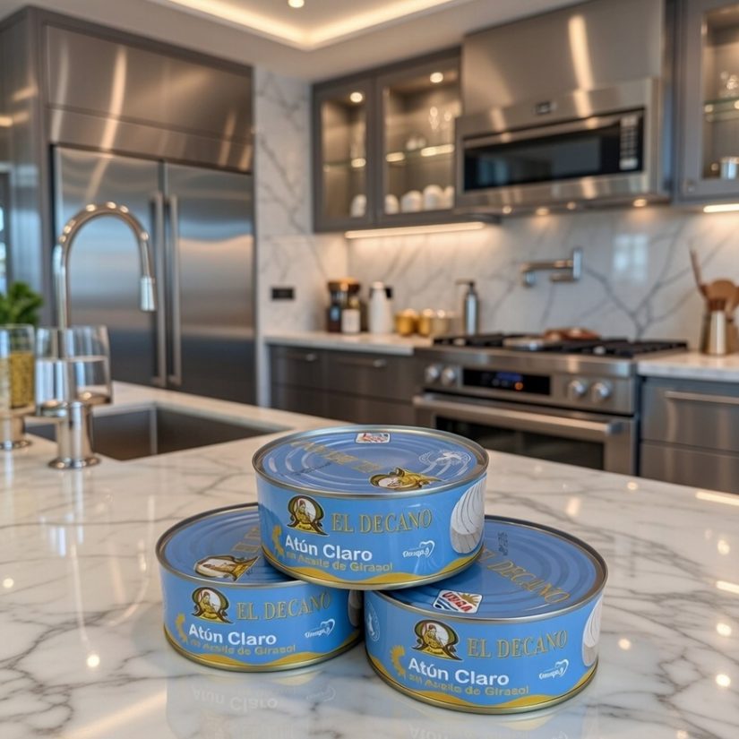 Atún Claro en Aceite de Girasol El Decano 618 gr - Imagen 2