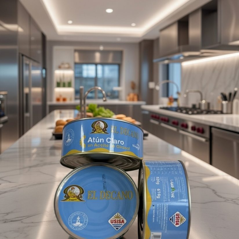 Atún Claro en Aceite de Girasol El Decano 618 gr - Imagen 4