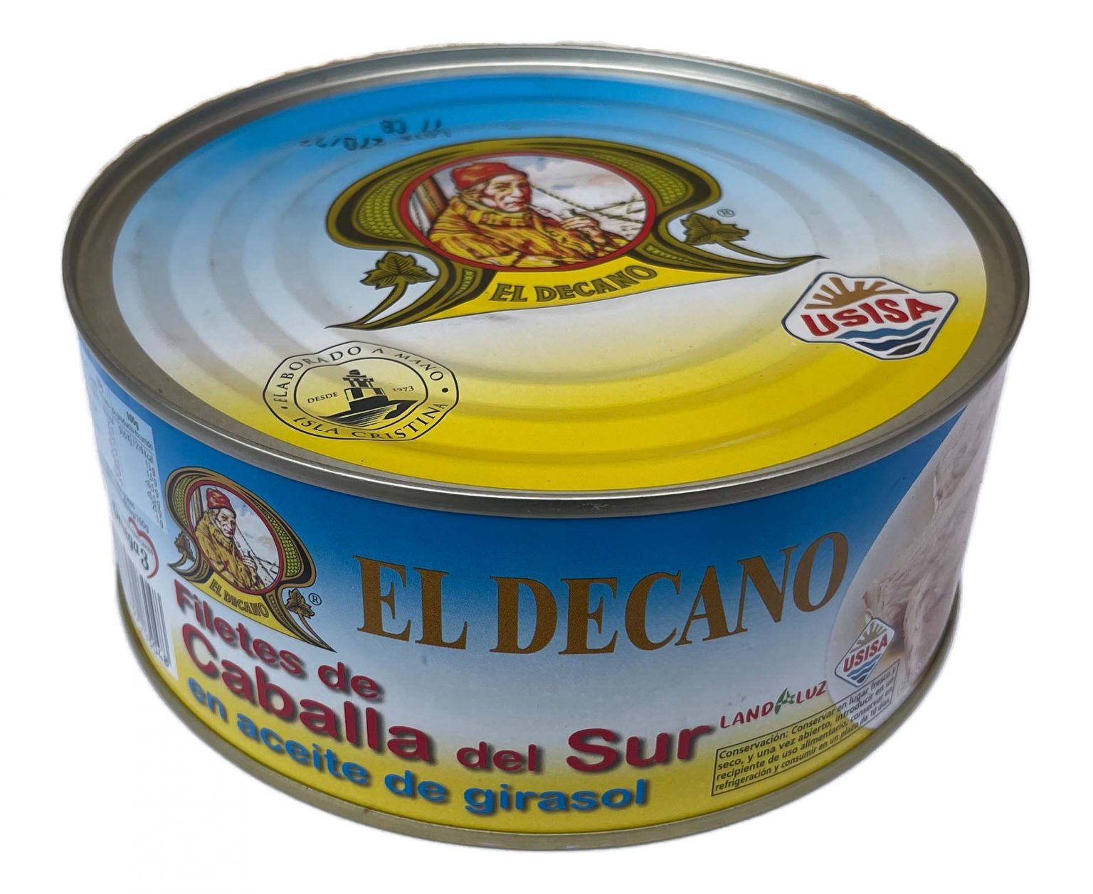 Mackerel fillets in sunflower oil El Decano Canned mackerel