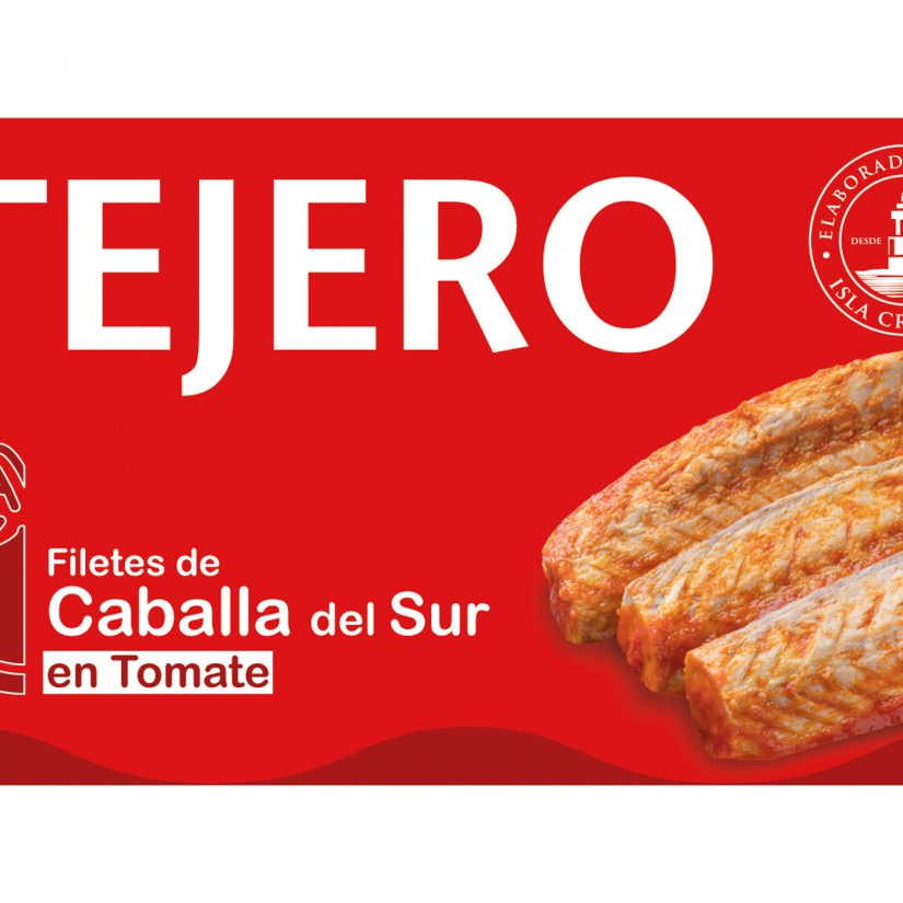TEJERO Southern Mackerel Fillets in Tomato Sauce 125G.