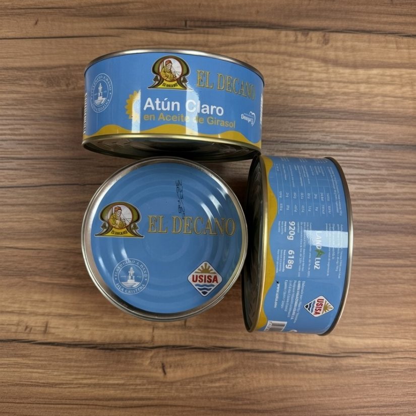Atún Claro en Aceite de Girasol El Decano 618 gr - Imagen 3