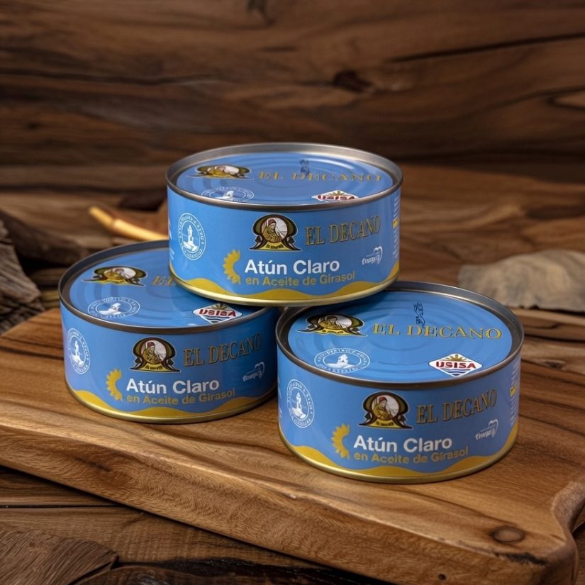 Atún Claro en Aceite de Girasol El Decano 618 gr - Imagen 9
