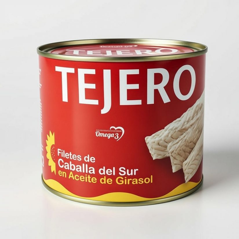 Filetes de Caballa del Sur en aceite girasol TEJERO 1170 gr Filetes de Caballa del Sur en aceite girasol TEJERO 1170 gr - Imagen 2