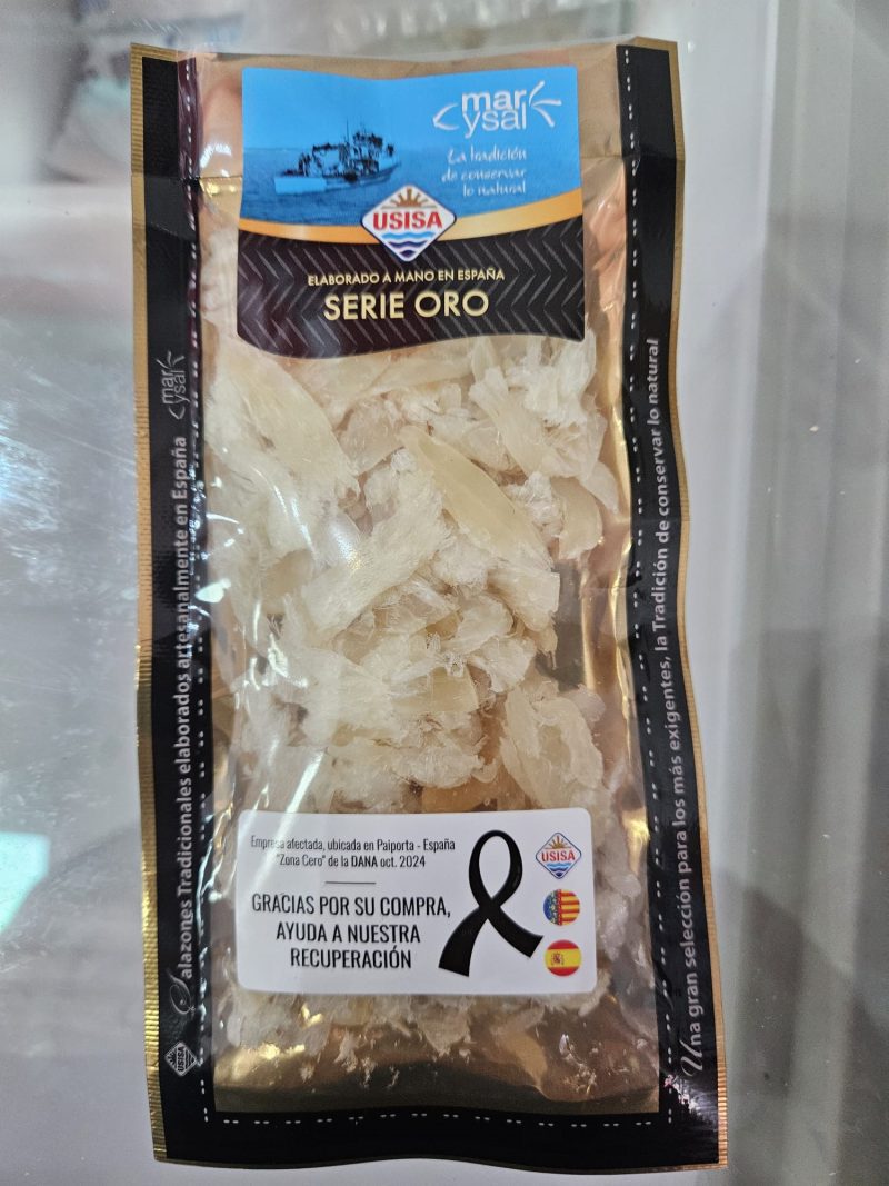 Bacalao miga ingles artesana 50grs. Mar y Sal