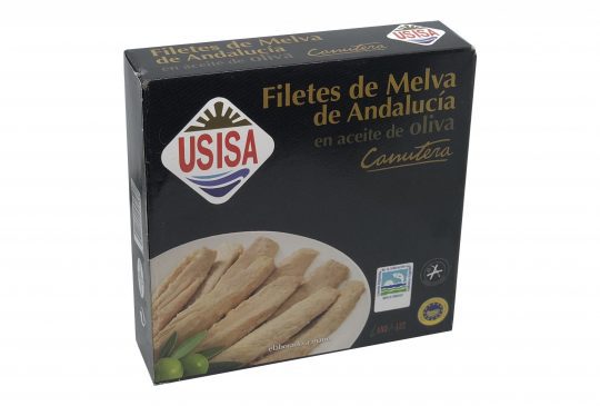 Filetes de Melva de Andalucía Canutera en Aceite de Oliva USISA RO550