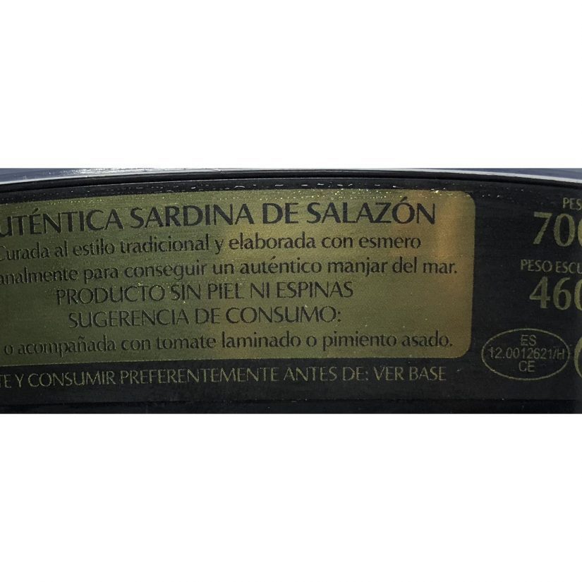 Tarrina de Filetes de Sardinas Saladas
