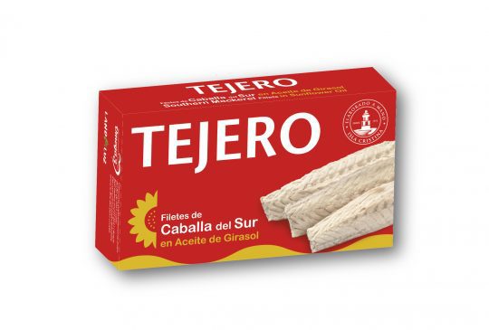 Filetes de Caballa del Sur en aceite de girasol TEJERO 85gr.
