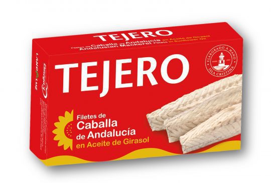 Filetes de Caballa de Andalucia en aceite de girasol TEJERO RR.125