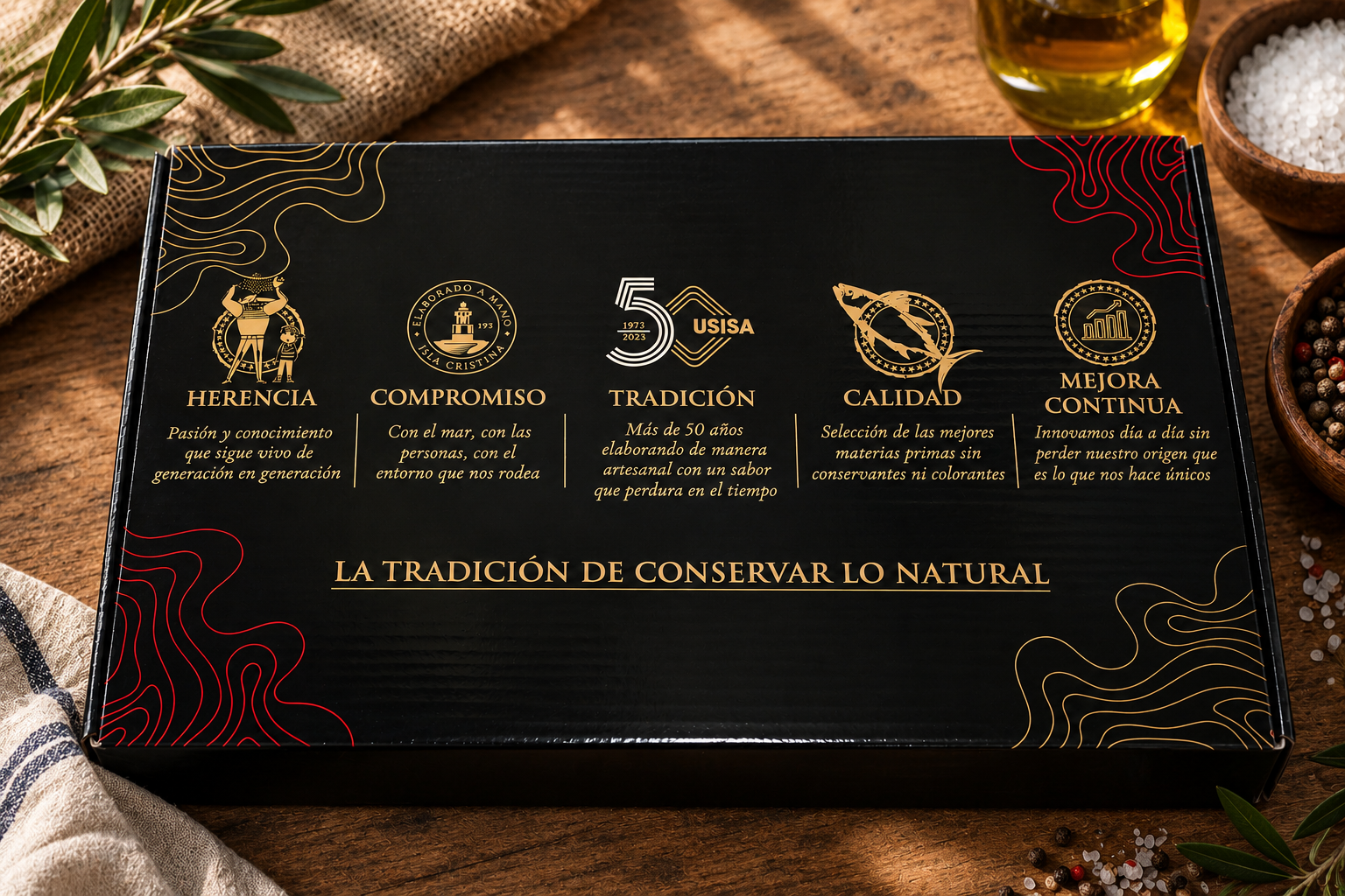 Estuche Premium USISA – 9 latas de conservas de pescado Estuche Premium USISA – 9 latas de conservas de pescado - Imagen 3