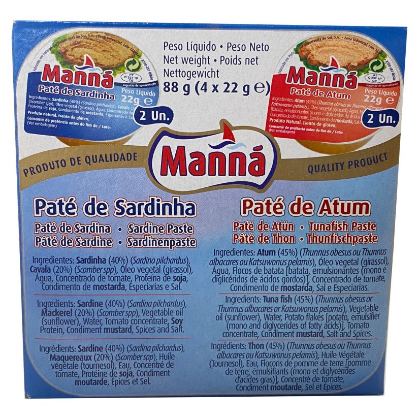 Paté de Atún + Sardinas Manná