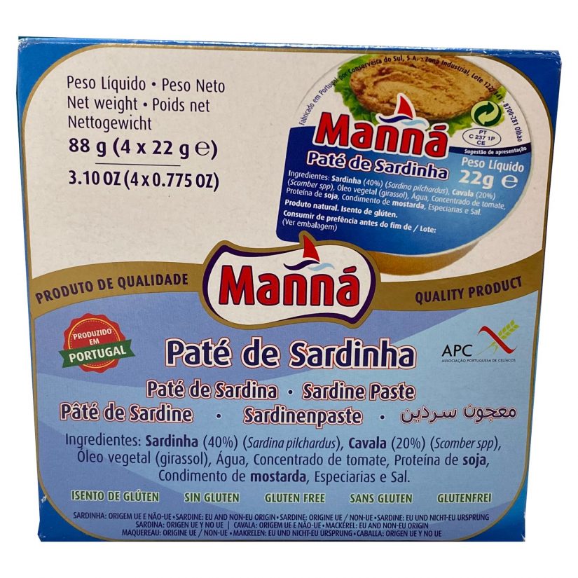 Paté de Sardinas Manná