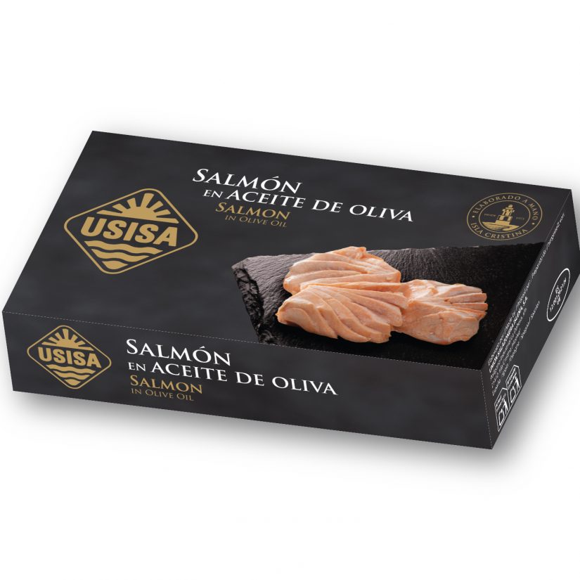 Salmón en aceite de oliva USISA 60gr. - Imagen 4