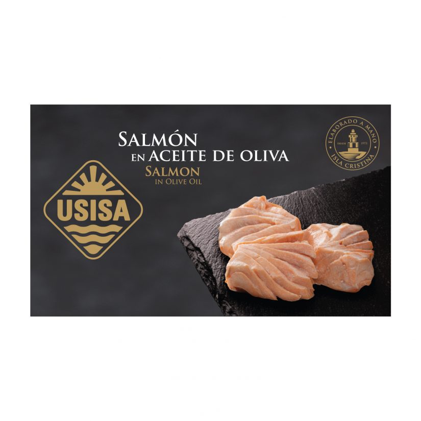 Salmón en aceite de oliva USISA 60gr. - Imagen 2