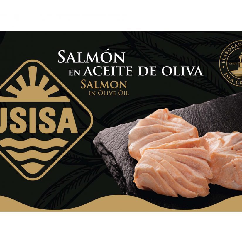 Salmón en aceite de oliva USISA 90gr.