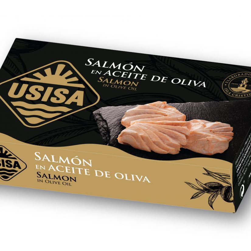 USISA Salmon in Olive Oil 90g.