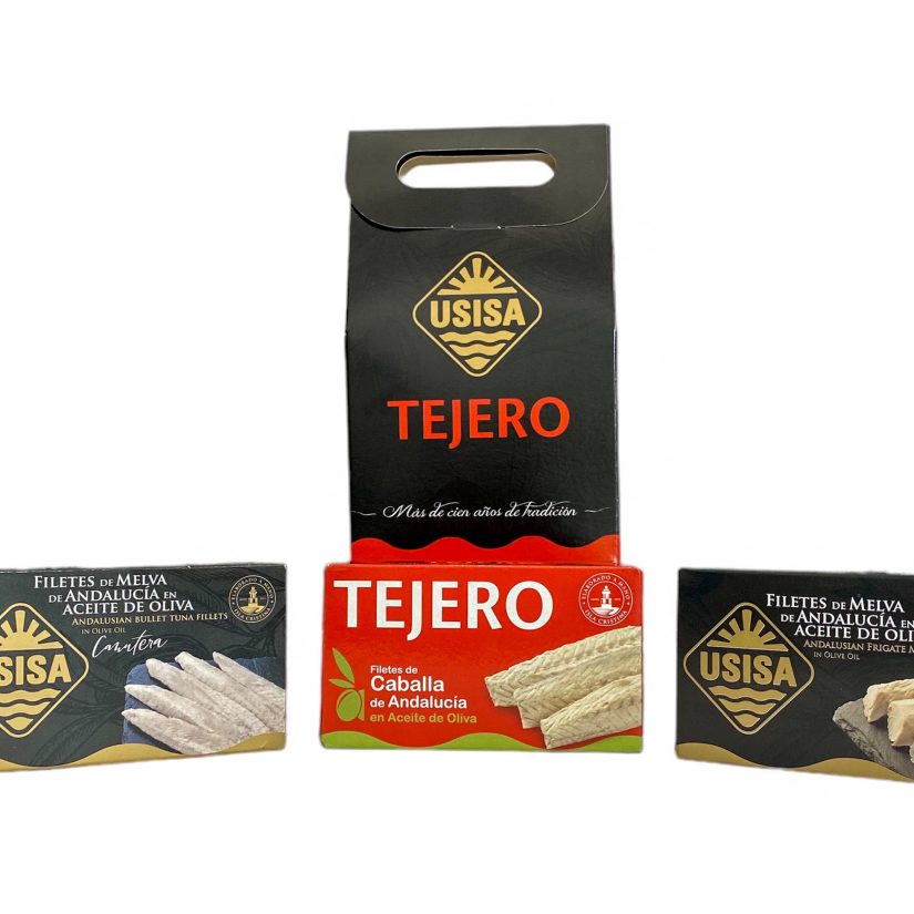 Pack of 3 cans USISA-TEJERO PGI Protected Geographical Indication