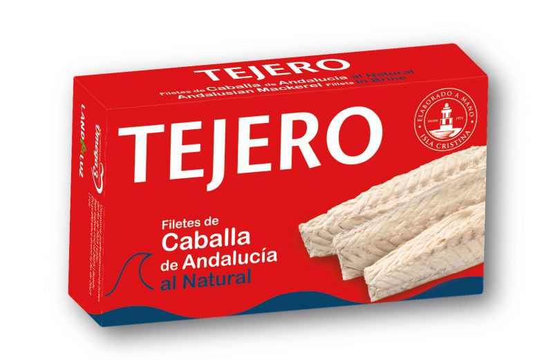 Filetes de Caballa de Andalucía al natural TEJERO RR.125