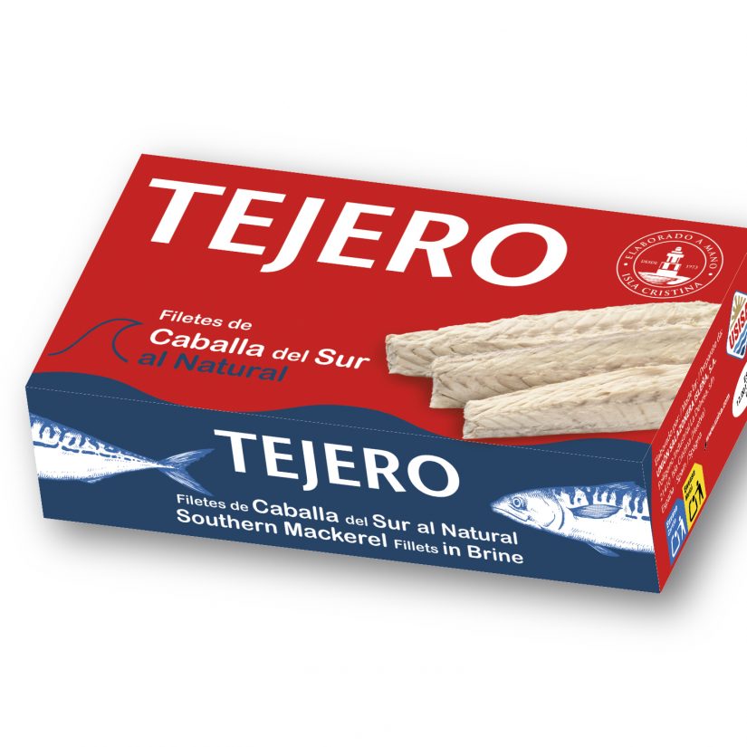 Filetes de Caballa del Sur al natural TEJERO 80gr - Imagen 3