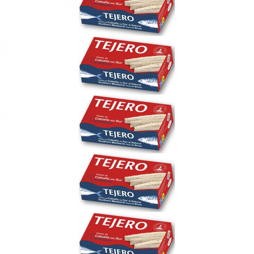 Filetes de Caballa del Sur al natural TEJERO 80gr - Imagen 2