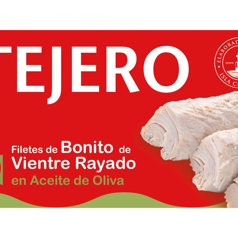 Filetes de Bonito de Vientre Rayado en aceite de oliva TEJERO RR.125