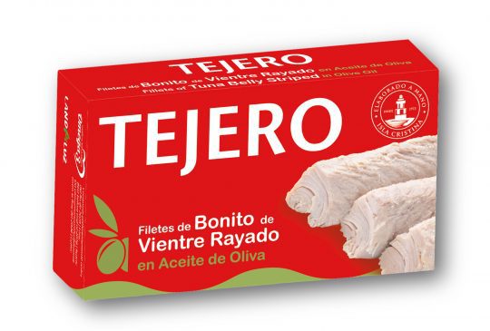 Fillets of Tuna Belly Striped in olive oil TEJERO RR.125
