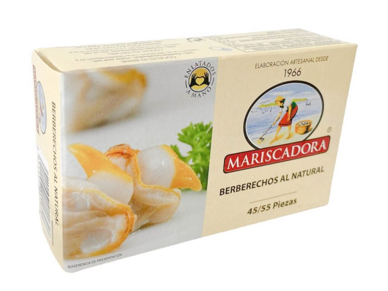 Berberechos al natural Mariscadora 45/55 Piezas