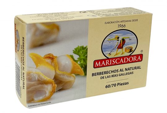Natural cockles from “las rías gallegas” Seafood Mariscadora 60/70 Pieces