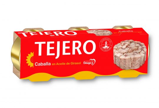 Caballa en Aceite de Girasol TEJERO PACK 3X52gr.(156gr.)