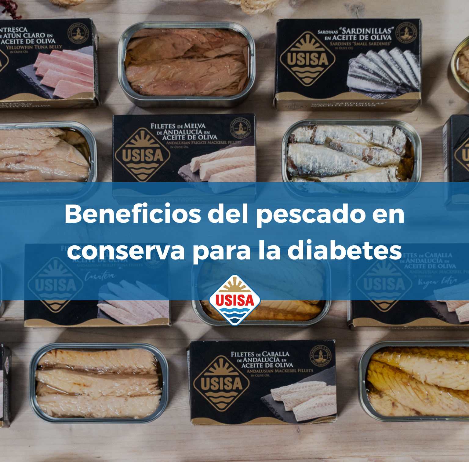 Beneficios del pescado en conserva para la diabetes