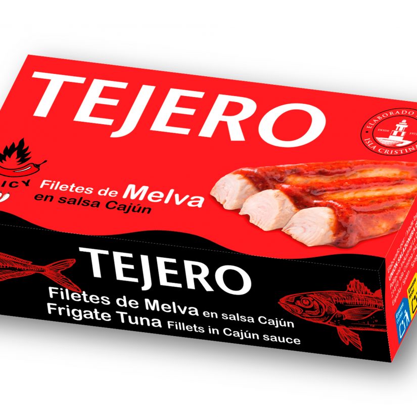 TEJERO - Cajun sauce frigate mackerel fillets 80 GR. - Image 2