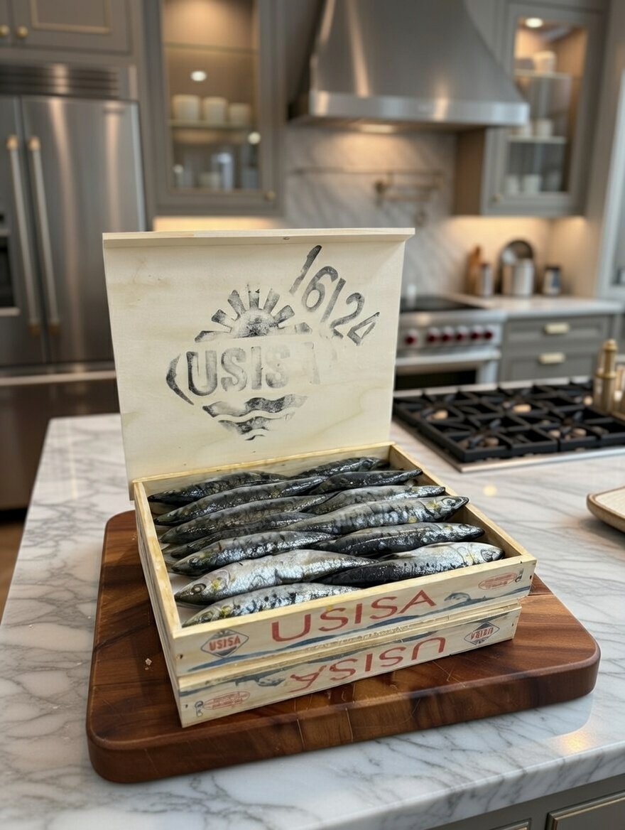 Caja de 24-28 Sardinas en salazón Caja de 24-28 Sardinas en salazón