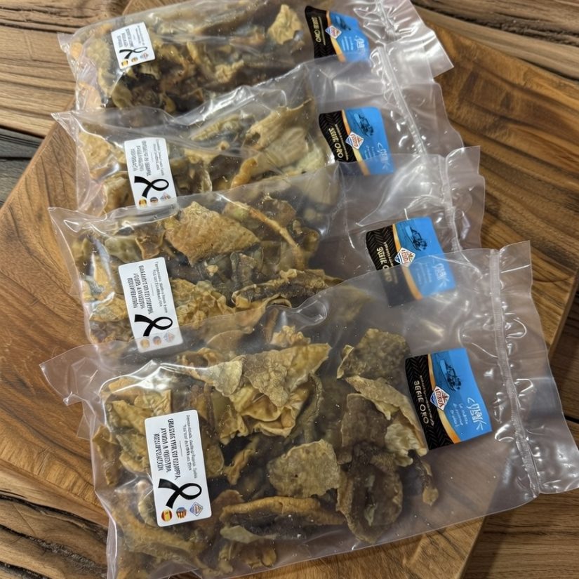 Cortezas de Bacalao fritas - Bolsa 100gr - Imagen 4