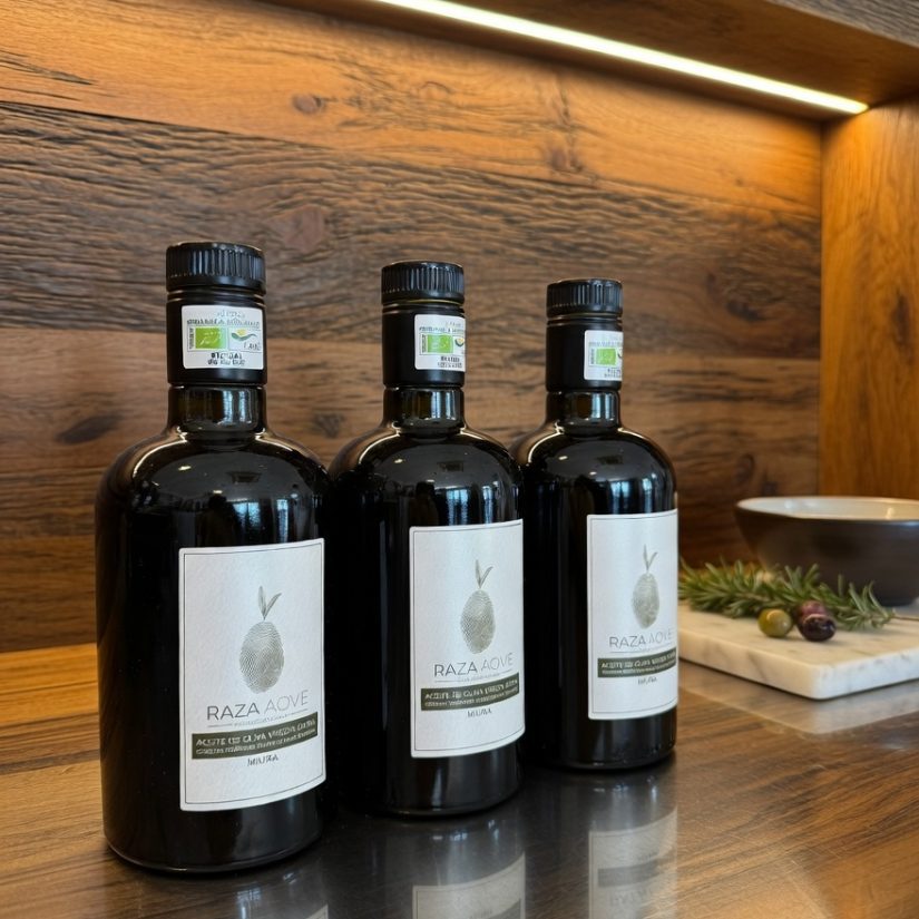 Aceite de Oliva Virgen Extra Ecológico Raza Aove 500ml - Imagen 3