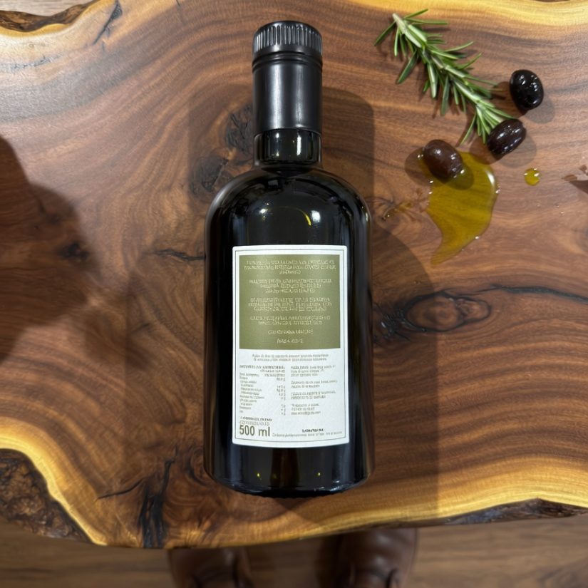 Aceite de Oliva Virgen Extra Ecológico Raza Aove 500ml - Imagen 4