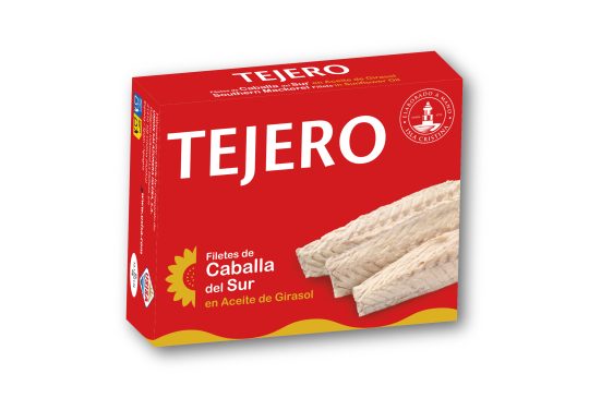 Filetes de Caballa del Sur en Aceite de Girasol TEJERO 160 gr Filetes de Caballa del Sur en Aceite de Girasol TEJERO 160 gr