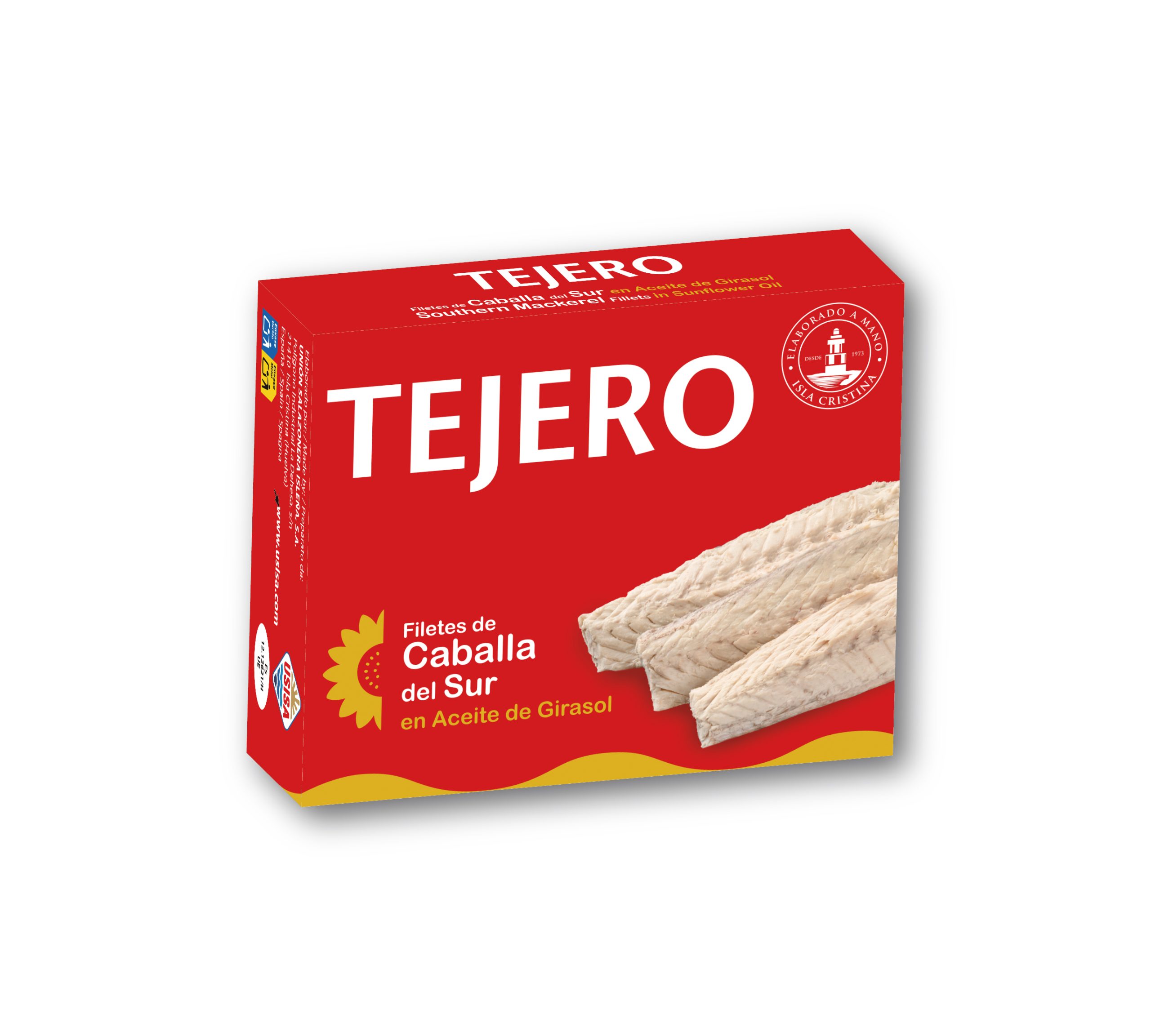 Filetes de Caballa del Sur en Aceite de Girasol TEJERO 160 gr Filetes de Caballa del Sur en Aceite de Girasol TEJERO 160 gr