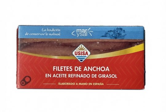 Anchoas del Cantábrico Mar y Sal en aceite de girasol.